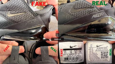 how to tell if nike 270 are fake|genuine nike 270 sole.